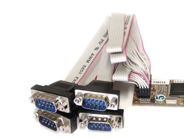 StarTech.com 4 Port RS232 Mini PCI Express Serial Card w/ 16650 UART (MPEX4S552) - Seriell adapter - Mini PCI Express - RS-232 x 4