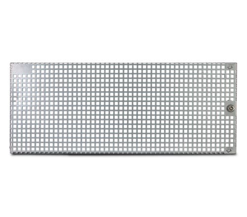 Inter-Tech - Panel for systemskap - front - sølv - 4U