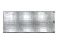 Inter-Tech - Panel for systemskap - front - sølv - 4U