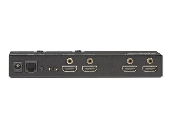Black Box 4K HDMI Matrix Switch 2 x 2 - Omkopplare för video - 2 x HDMI - skrivbordsmodell, rackmonterbar - TAA-kompatibel
