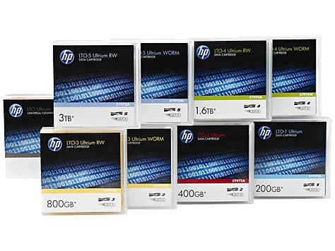 HPE Ultrium WORM Data Cartridge - LTO Ultrium WORM 7 - 6 TB / 15 TB - påskrivningsetiketter