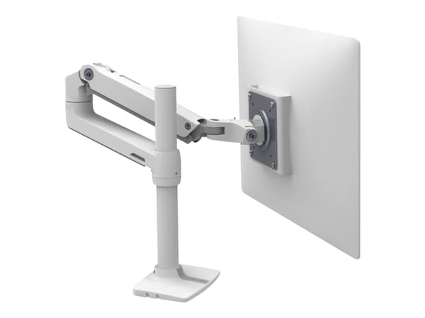Ergotron LX - Monteringssett (leddarm) - for Skjerm - aluminium, stål - hvit - skjermstørrelse: inntil 32" - skrivebordsmonterbar