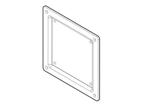 Neomounts FPMA-VESA100 - Monteringskomponent (VESA-adapterplate) - for LCD-skjerm - svart - skjermstørrelse: 10"-30"