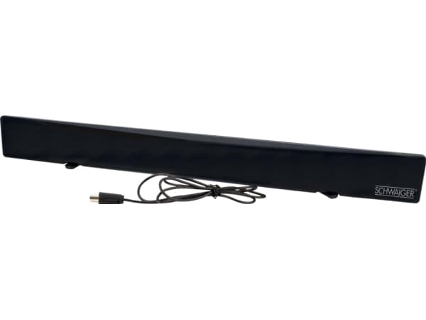 Schwaiger DTA1000011, Innendørs, Sort, 1,2 m, 45 dBi, DVB-T, DVB-T2, DAB+, FM, UHF, VHF