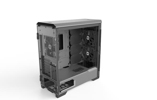 Phanteks Eclipse P600S, Midi Tower, PC, Harmaa, ATX, EATX, mikro ATX, Mini-ITX, Lasi, Terästä, Pelaaminen