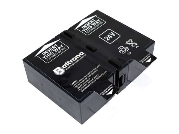 Beltrona RBC124 UPS-systembatteri Erstatter original-batteri RBC124 Passer til APC