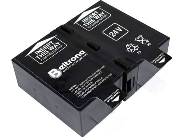Beltrona RBC124 UPS-systembatteri Erstatter original-batteri RBC124 Passer til APC
