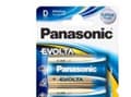 Miniatyrbilde 3 av 5: Panasonic Evolta LR20EGE - Batteri 2 x D - Alkalisk