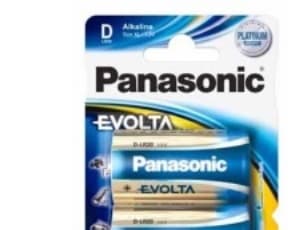 Panasonic Evolta LR20EGE - Batteri 2 x D - Alkalisk