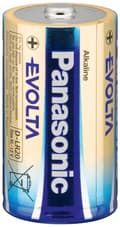 Miniatyrbilde 4 av 5: Panasonic Evolta LR20EGE - Batteri 2 x D - Alkalisk