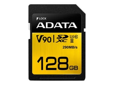 ADATA Premier ONE - Flashminneskort - 128 GB - UHS-II U3 / Class10 - SDXC UHS-II