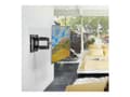 Miniatyrbilde 4 av 5: Ergotron Neo-Flex UHD - Monteringssett (veggmontering) - lav profil - for flatpanel - utkragning - svart - skjermstørrelse: fra 37"