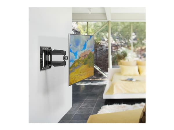 Ergotron Neo-Flex UHD - Monteringssett (veggmontering) - lav profil - for flatpanel - utkragning - svart - skjermstørrelse: fra 37"