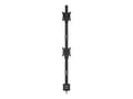 Miniatyrbilde 4 av 5: Multibrackets M VESA Deskmount Officeline Dual Vertical - Monteringssett - for 2 LCD-skjermer - stål - svart - skjermstørrelse: 15"-30" - skrivebords