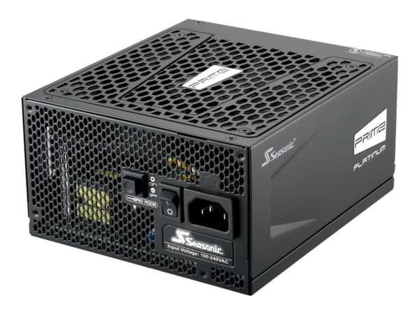 Seasonic Prime SSR-1300PD - Strømforsyning (intern) - ATX12V - 80 PLUS Platinum - AC 100-240 V - 1300 watt Sort