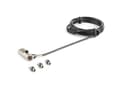 Miniatyrbilde 5 av 5: StarTech.com 6.5' (2m) 3-in-1 Universal Laptop Cable Lock, 4-Digit Combination Laptop/Desktop Security Cable Lock Compatible w/ K-Slot, Nano & Wedge