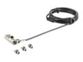 Miniatyrbilde 2 av 5: StarTech.com 6.5' (2m) 3-in-1 Universal Laptop Cable Lock, 4-Digit Combination Laptop/Desktop Security Cable Lock Compatible w/ K-Slot, Nano & Wedge