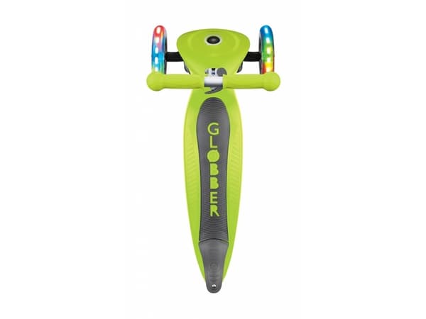 Globber Primo Foldable Lights, Barn, Trehjulig skoter, Alla kön, Asfalt, Kullersten, Rullsten, 50 kg, 3 hjul
