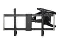 Miniatyrbild 4 av 5: Hama FULLMOTION TV Wall Bracket, Premium - Monteringssats (väggfäste) - för platt panel - aluminium, stål, krompläterad plast - svart - skärmstorlek: