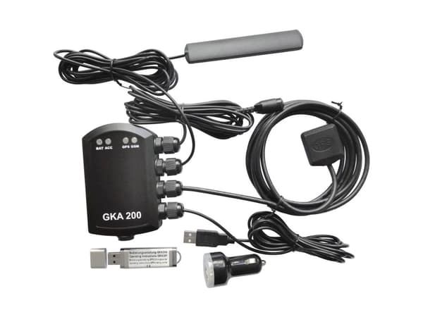 Renkforce GKA200 bilalarmsystem Mobiltelefonkompatibel, kjøretøysporing, sjokksensor, GPS-portal 12V/DC, 24V/DC (RF-3570510)