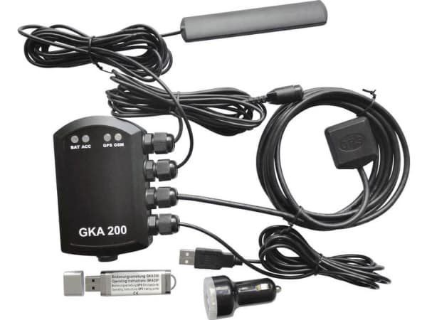 Renkforce GKA200 bilalarmsystem Mobiltelefonkompatibel, kjøretøysporing, sjokksensor, GPS-portal 12V/DC, 24V/DC (RF-3570510)