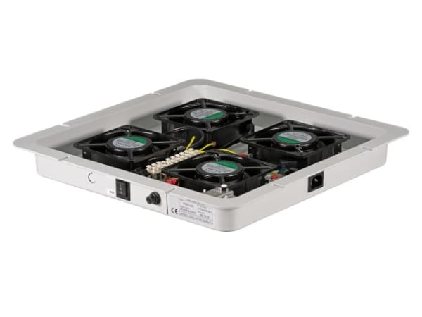 EFB Elektronik PRO-LFD02AT.TS, Avkjølingsvifte, Sort, Grå, 2 vifter, 330 m³/t, IP20, AC