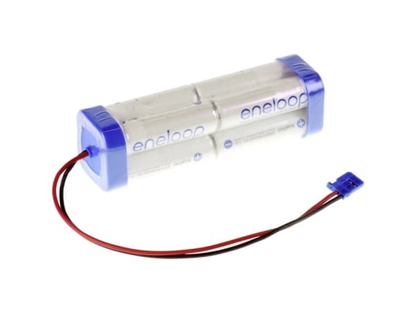 Panasonic eneloop Doppelwürfel F2x2x2 Futaba Batteripakke Celletal: 8 Batteristørrelse: R6 (AA) Kabel, Stik NiMH 9.6 V 1900 mAh