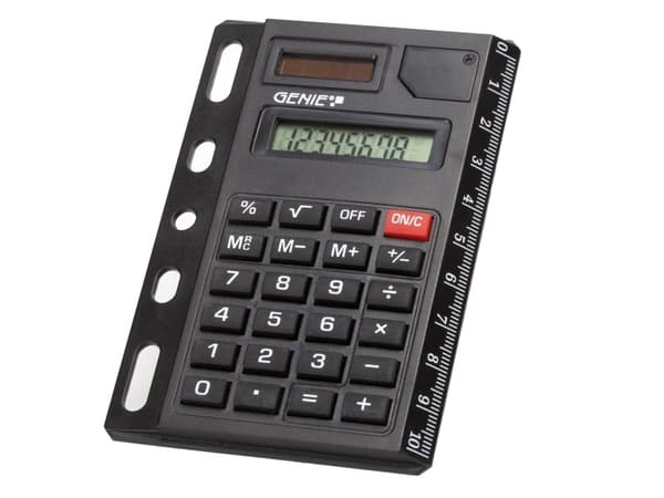 GENIE 325 - Skrivebordskalkulator Sort