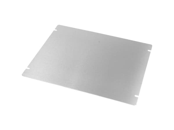 Hammond Electronics 1434-108 Gulvplade (L x B x H) 254 x 203 x 1 mm Aluminium Natur 1 stk