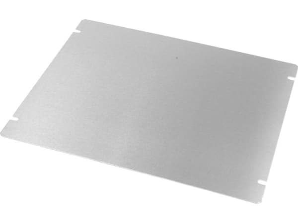 Hammond Electronics 1434-108 Gulvplade (L x B x H) 254 x 203 x 1 mm Aluminium Natur 1 stk