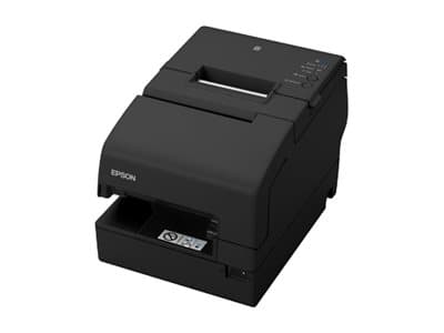 Epson TM-H6000V-204P0: P-USB, Black, Thermal, Maksupäätetulostin, 180 x 180 DPI, 5,7 lps, 350 mm/s, 1,41 x 3,39 mm