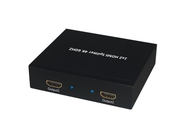 Secomp 14.99.3582, HDMI, 2x HDMI, 4096 x 2160 piksler, sortering, metall, 3840 x 2160