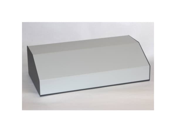 Hammond Electronics 519-0920 Pult-kabinet (L x B x H) 180 x 350 x 100 mm Aluminium Grå 1 stk
