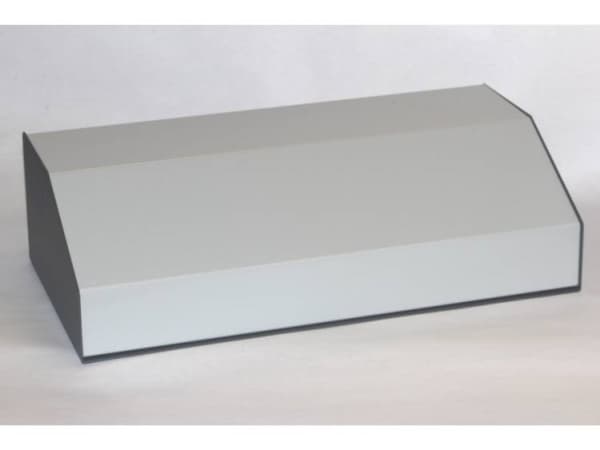 Hammond Electronics 519-0920 Pult-kabinet (L x B x H) 180 x 350 x 100 mm Aluminium Grå 1 stk