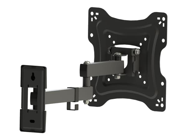 ART AR-83 - Konsol - justerbar arm - för LCD-TV - metall - svart - skärmstorlek: 10"-42" - väggmonterbar