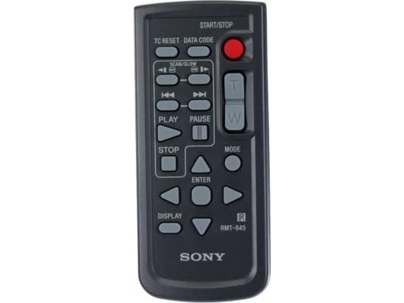 Sony RMT-845 - Fjärrkontroll för videokamera - för NXCAM HXR-NX200, HXR-NX5P, HXR-NX80; XDCAM PXW-Z90V