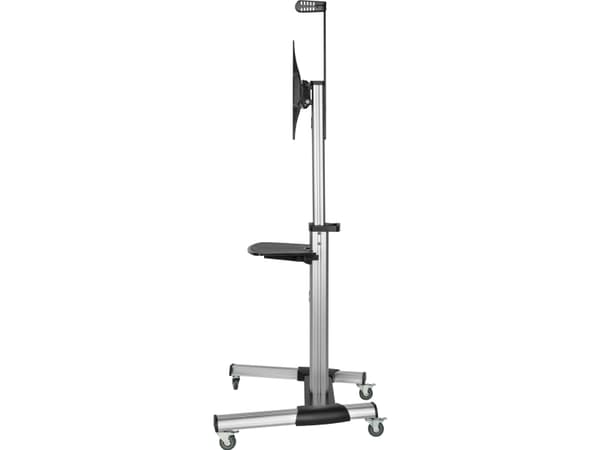 InLine 23170A, 50 kg, 94 cm (37"), 94 cm (37"), 600 x 400 mm, Korkeudensäätö, Musta, Hopea