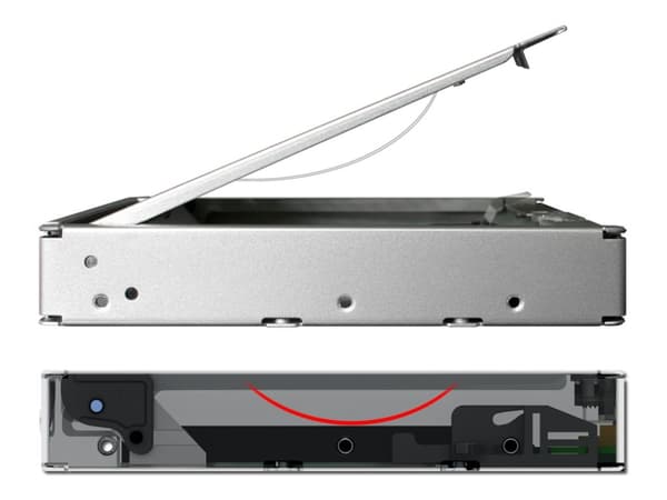 Cremax ICY Dock MB982IP-1S - Uttagbar harddiskramme - fra 3,5" til 2,5" - sølv