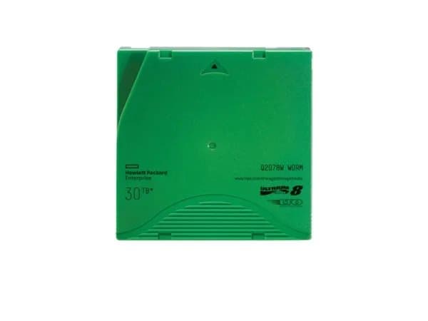 HPE Ultrium WORM Data Cartridge - LTO Ultrium WORM 8 - 12 TB / 30 TB - skrivbara etiketter - grön - för StoreEver LTO-8 Ultrium 30750, LTO-8 Ultrium