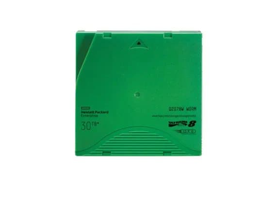 HPE Ultrium WORM Data Cartridge - LTO Ultrium WORM 8 - 12 TB / 30 TB - skrivbara etiketter - grön - för StoreEver LTO-8 Ultrium 30750, LTO-8 Ultrium