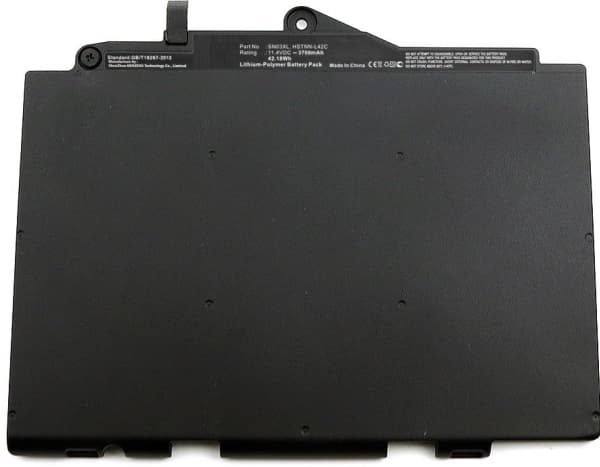 CoreParts - Batteri til bærbar PC - litiumpolymer - 3700 mAh - 42.2 Wh - svart - for HP EliteBook 725 G3 Notebook, 820 G3 Notebook