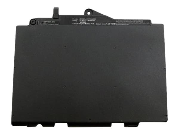 CoreParts - Batteri til bærbar PC - litiumpolymer - 3700 mAh - 42.2 Wh - svart - for HP EliteBook 725 G3 Notebook, 820 G3 Notebook