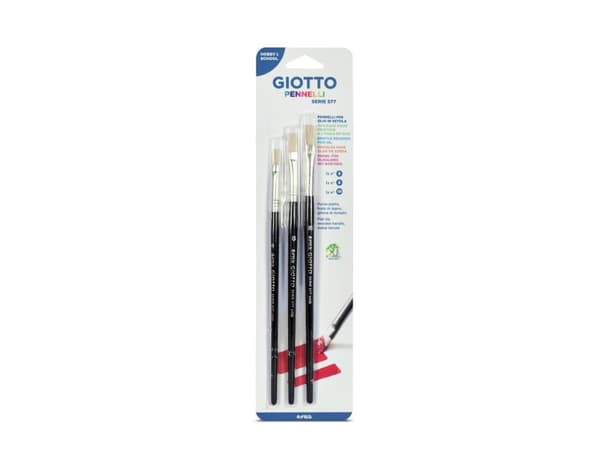Giotto 8000825026201, Penselset, Flat pensel