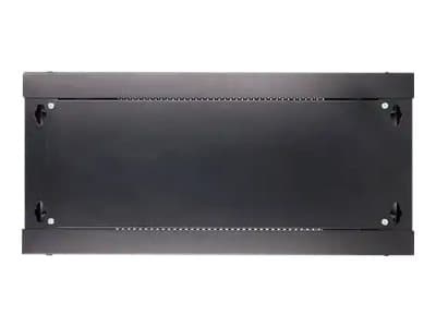 Extralink - Rack skåp - väggmontering - svart - 4U - 19"