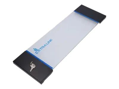 Extralink - Rack skåp - väggmontering - svart - 4U - 19"