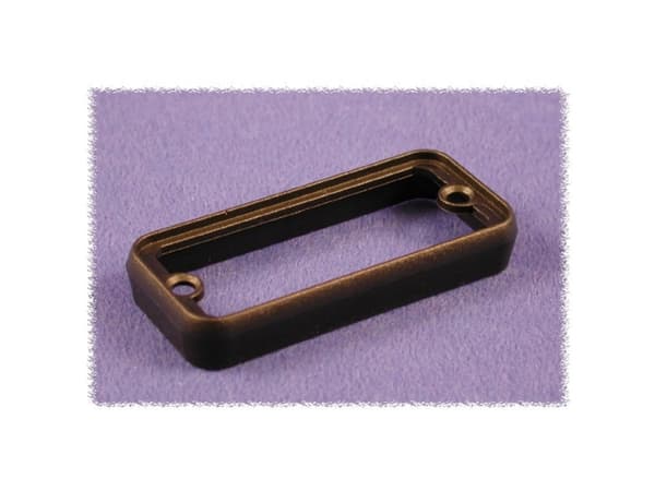 Hammond Electronics 1455DBBK Rammer (L x B x H) 8 x 45 x 25 mm ABS Sort 2 stk