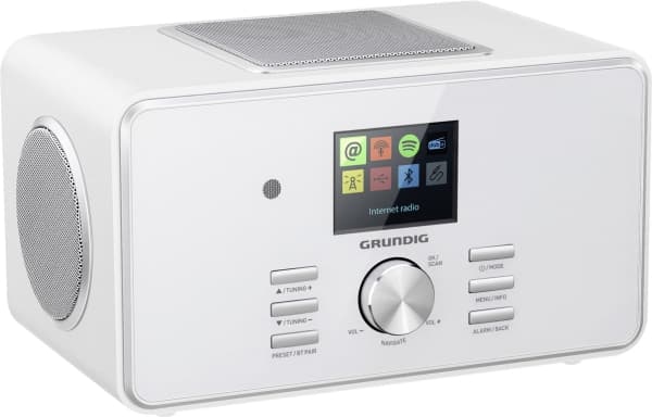 Grundig DTR 6000 X, Bärbar, Analog och digital, DAB+, FM, PTY, 8 W, TFT