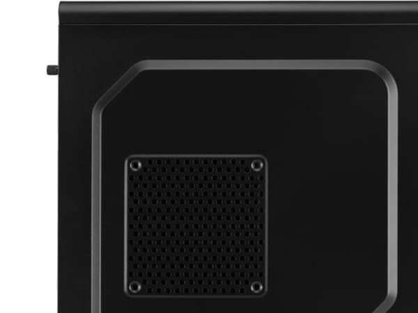 AeroCool PGS Q Series QS-180 - Tower - micro ATX - ingen strömförsörjning (ATX / PS/2) - USB/ljud