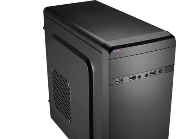 AeroCool PGS Q Series QS-180 - Tower - micro ATX - ingen strömförsörjning (ATX / PS/2) - USB/ljud
