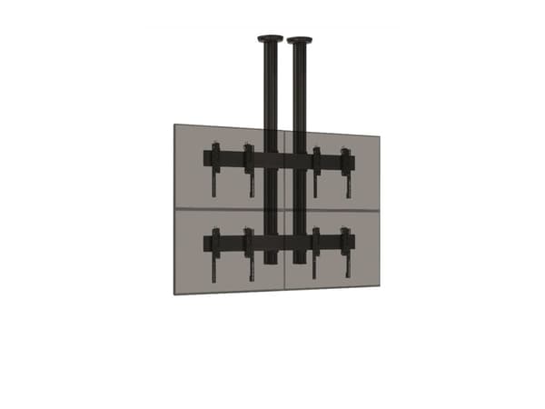 Vogel's Universal Series PUC 1910 - Monteringskomponent (takplatta) - för videovägg - stainless steel - svart